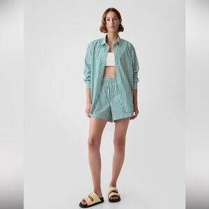 Vintage GAP Striped Button Shirt Fitted Premium